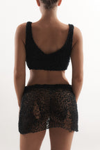 Mini Skirt And Top Shishibrik Knitted Tacta