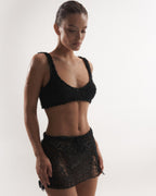 Mini Skirt And Top Shishibrik Knitted Tacta