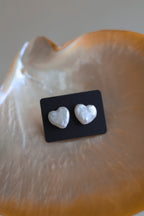 "Mother of Pearl Stud Earrings"