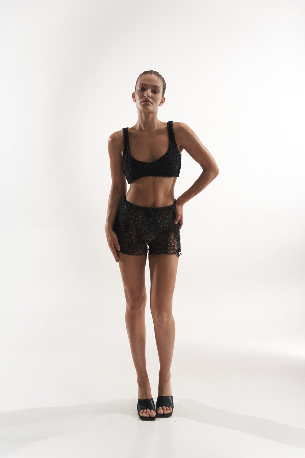 Mini Skirt And Top Shishibrik Knitted Tacta