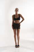 Mini Skirt And Top Shishibrik Knitted Tacta