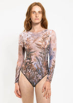 Closed Back One-piece Swimsuit with Sleeves RoDaSoleil