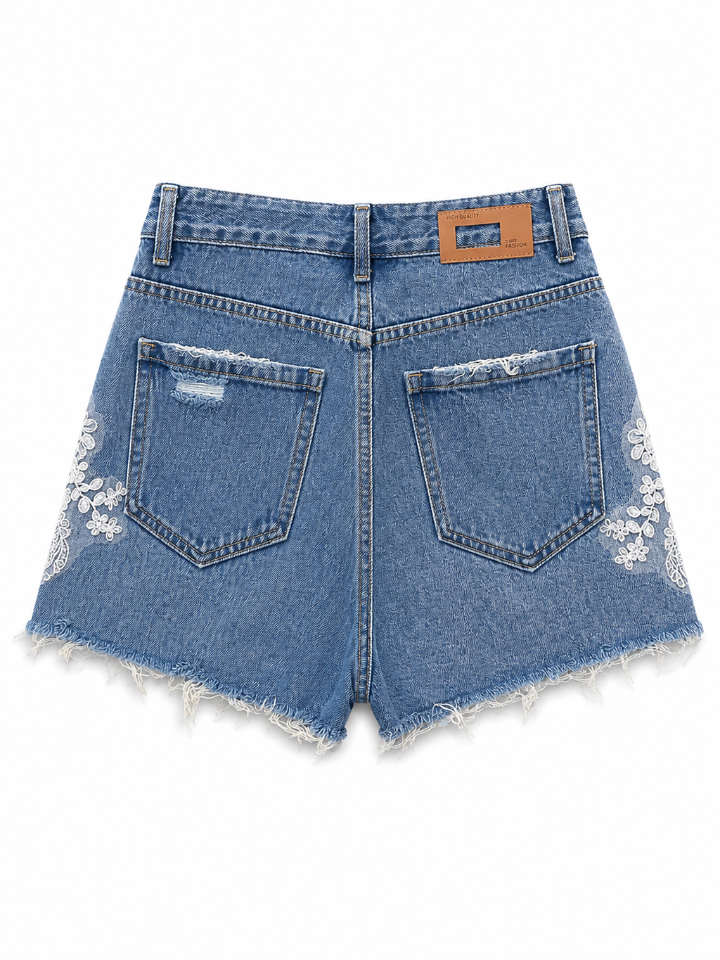 Denim Lace Shorts Soulmates