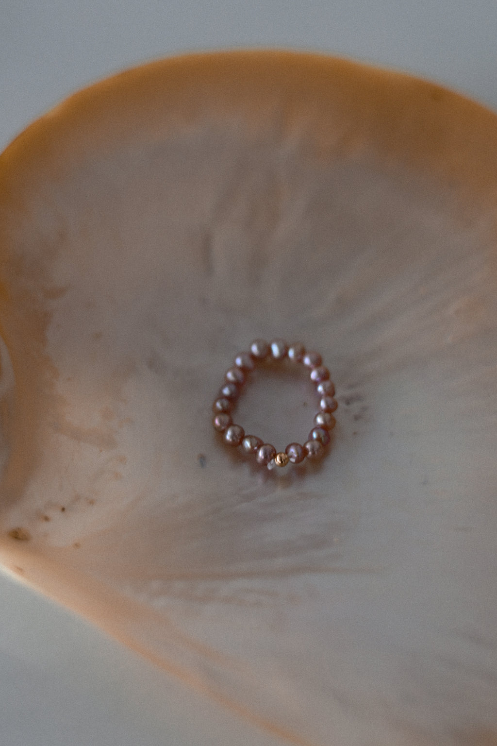 "Natural Pearl Stacking Rings”
