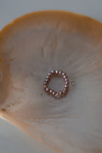 "Natural Pearl Stacking Rings”