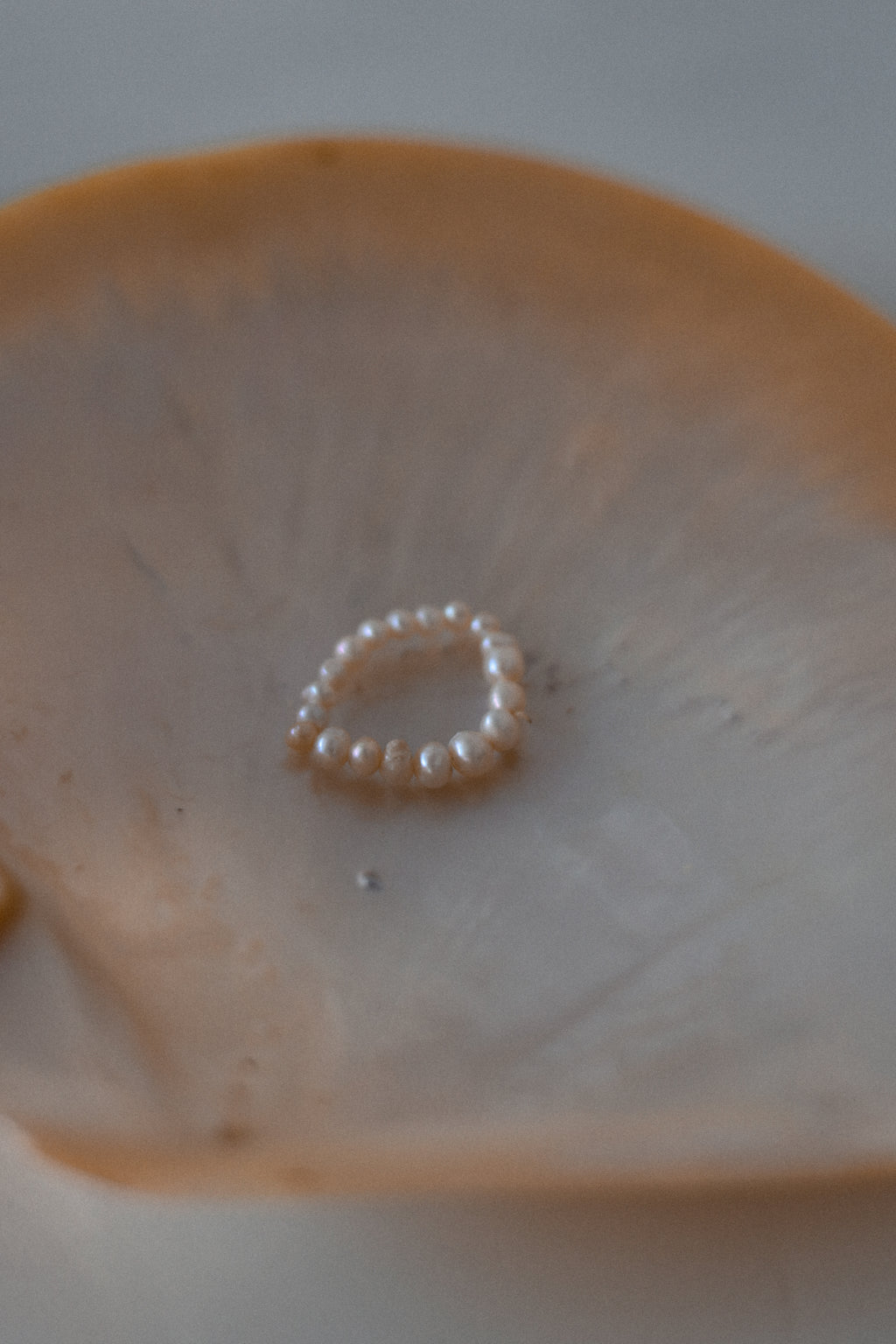 "Natural Pearl Stacking Rings”