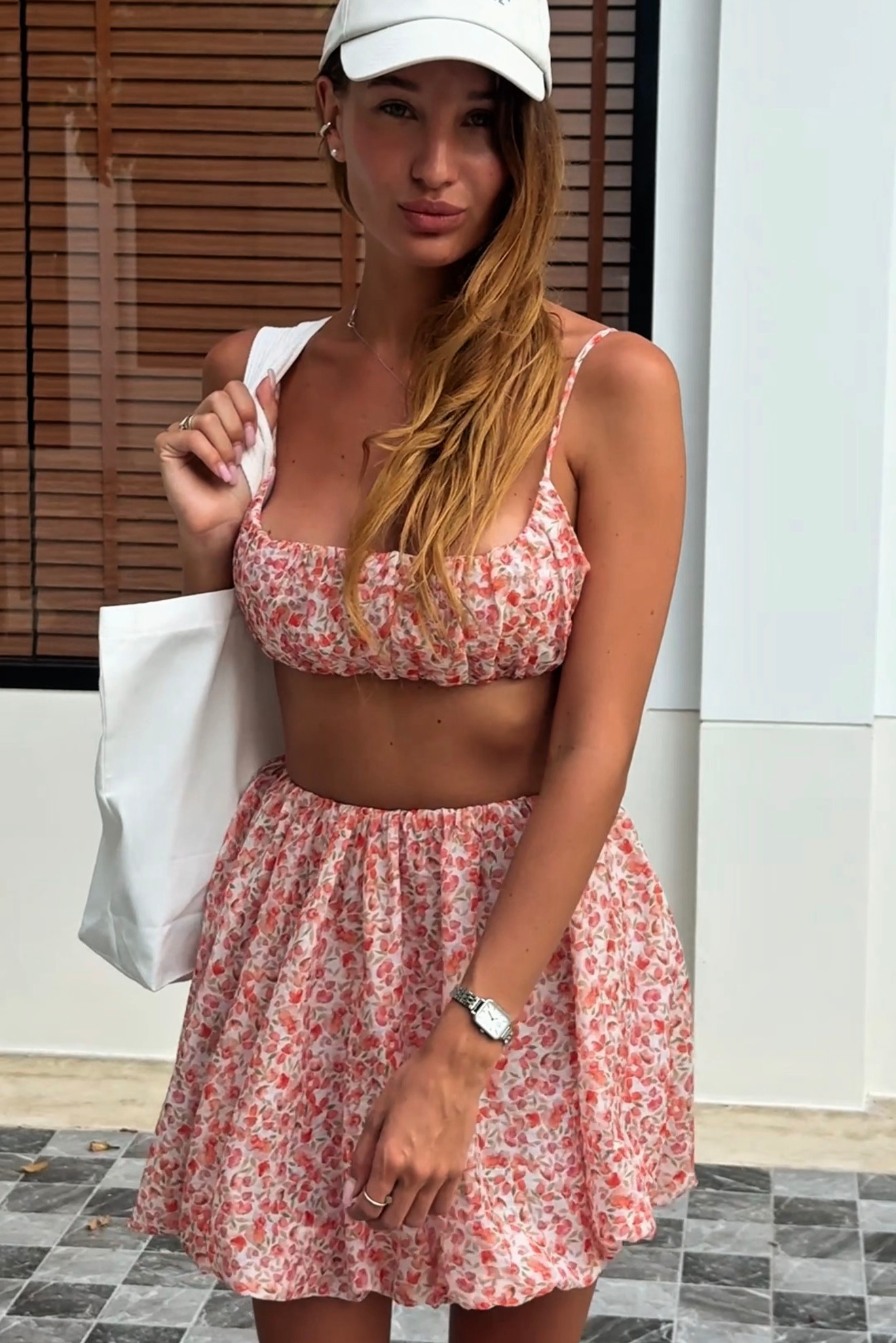 Skirt & Top Floral Set Ame