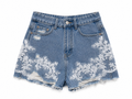 Denim Lace Shorts Soulmates