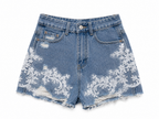 Denim Lace Shorts Soulmates
