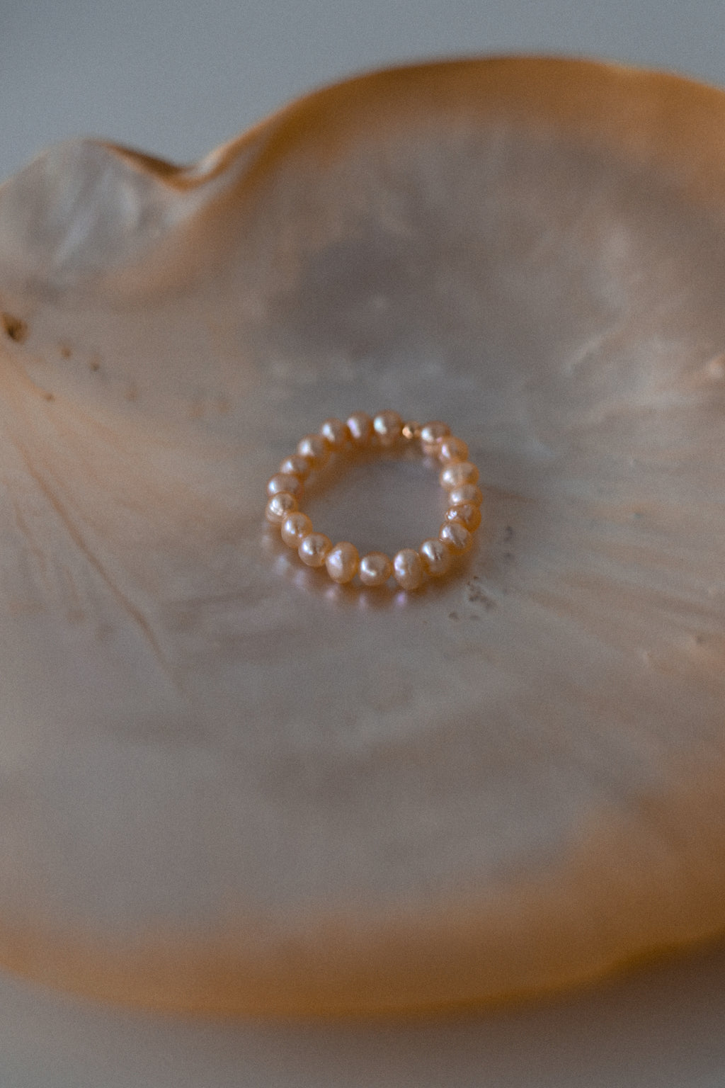 "Natural Pearl Stacking Rings”