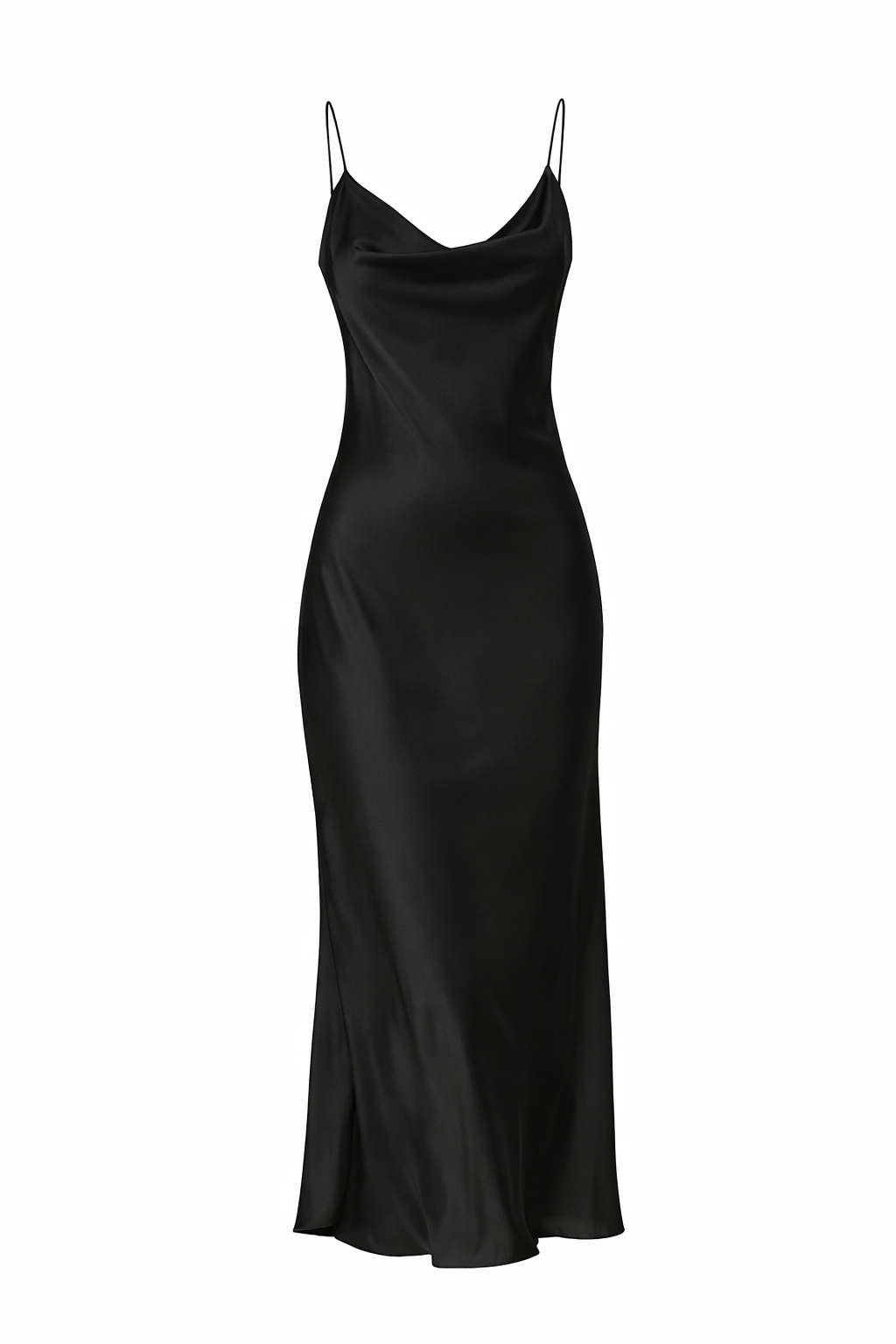 Silky Long Dress Basic