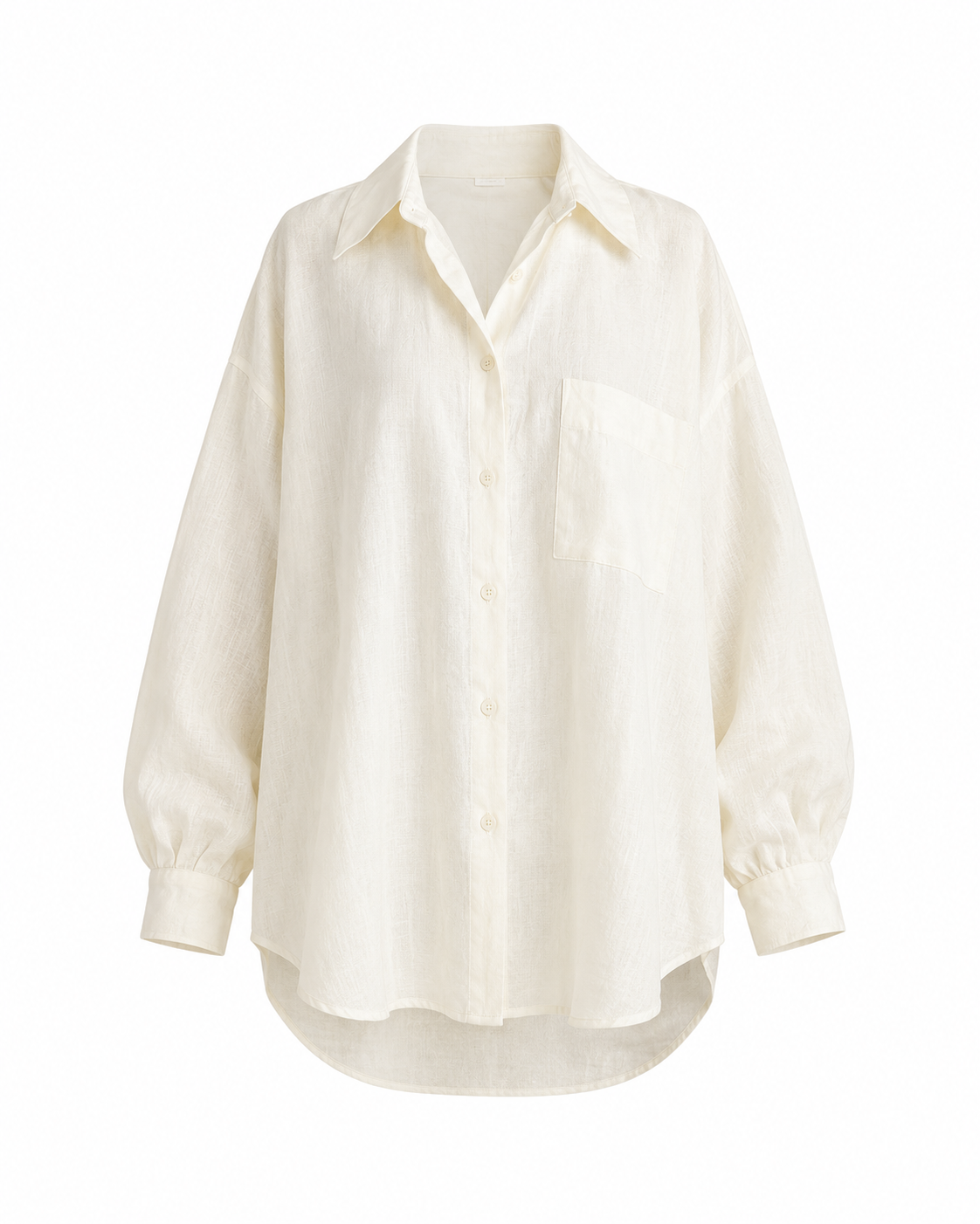 Linen Shirt & Skirt Set