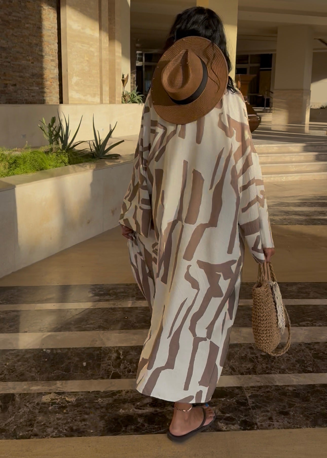 Long Tunic "Stroke Dark" Oh Sunshine!