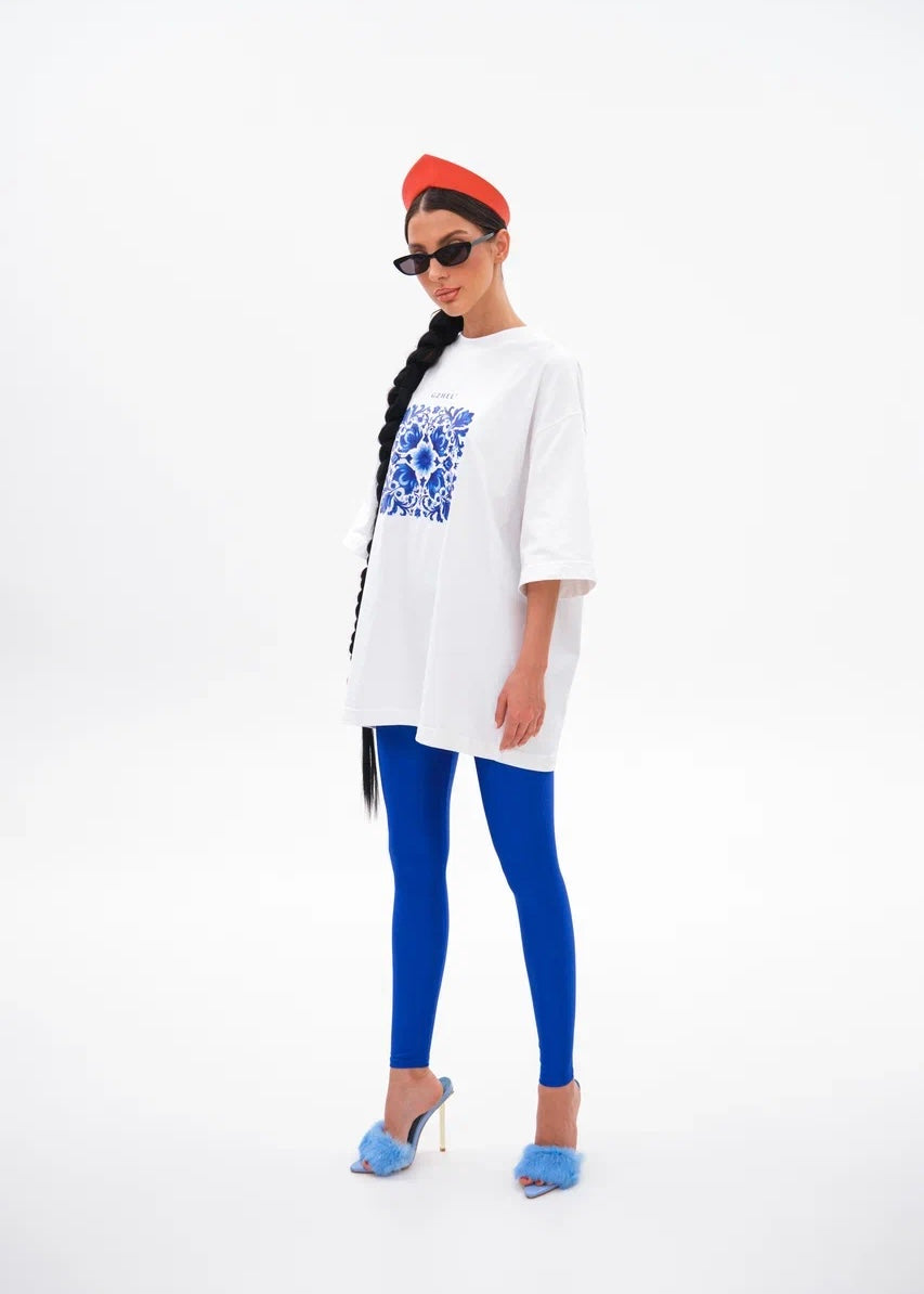 GZHEL T-shirt Kosa do Poyasa