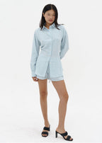 Linen Elastic Shorts Basic