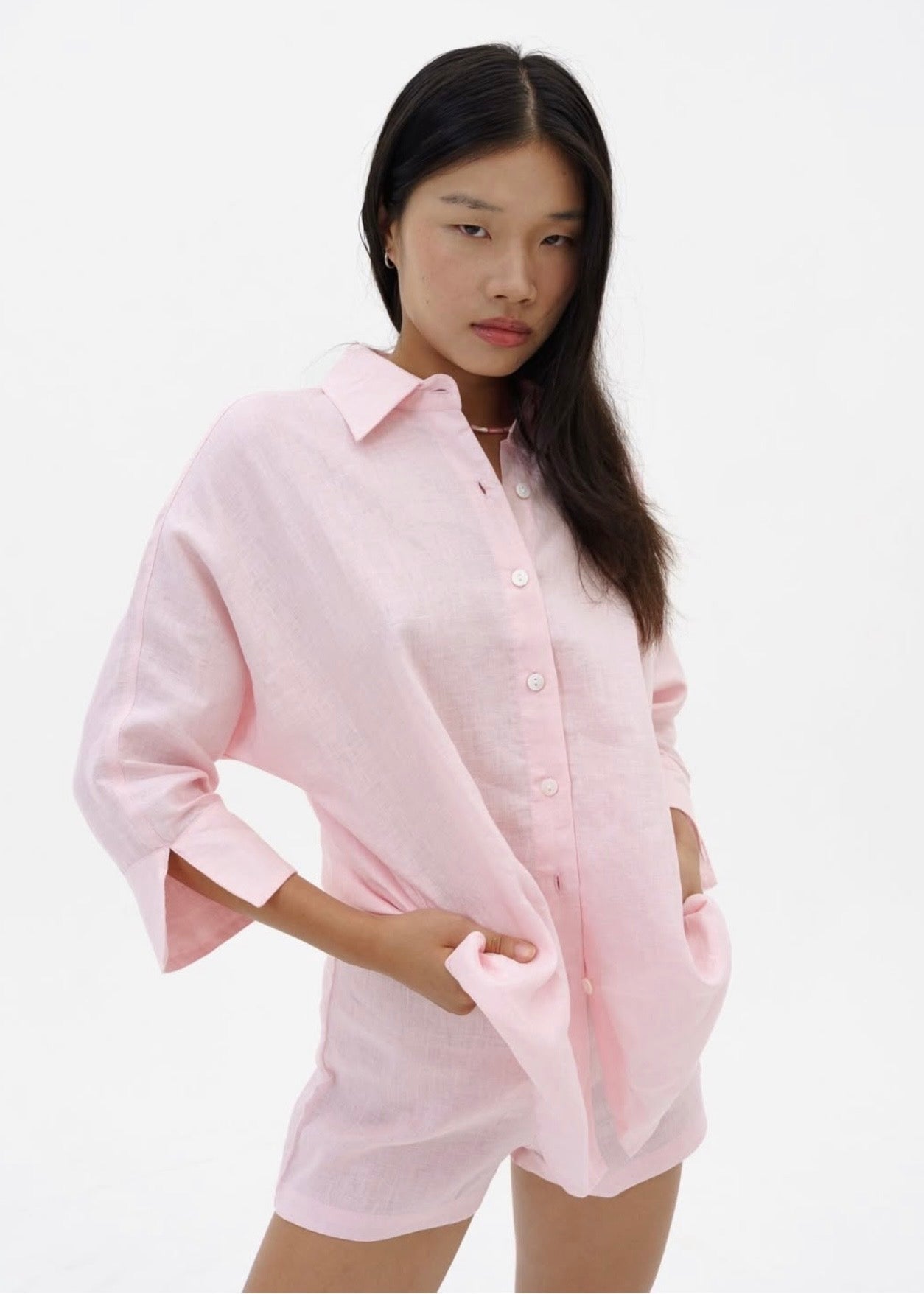 Base Linen Shirt Basic