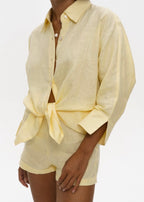 Base Linen Shorts Basic