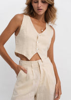 Linen Vest Basic
