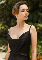 Silky Long Dress Basic