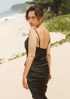 Silky Long Dress Basic