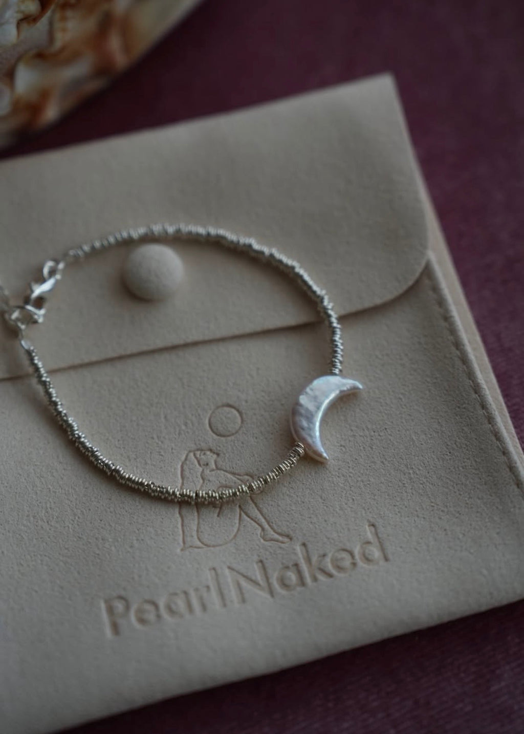 Bracelet Luna Link Pearl Naked