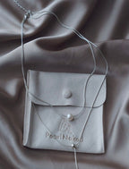 Necklace Double Chain Pearl Naked