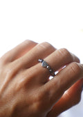 Heart black Ring Pearl Naked