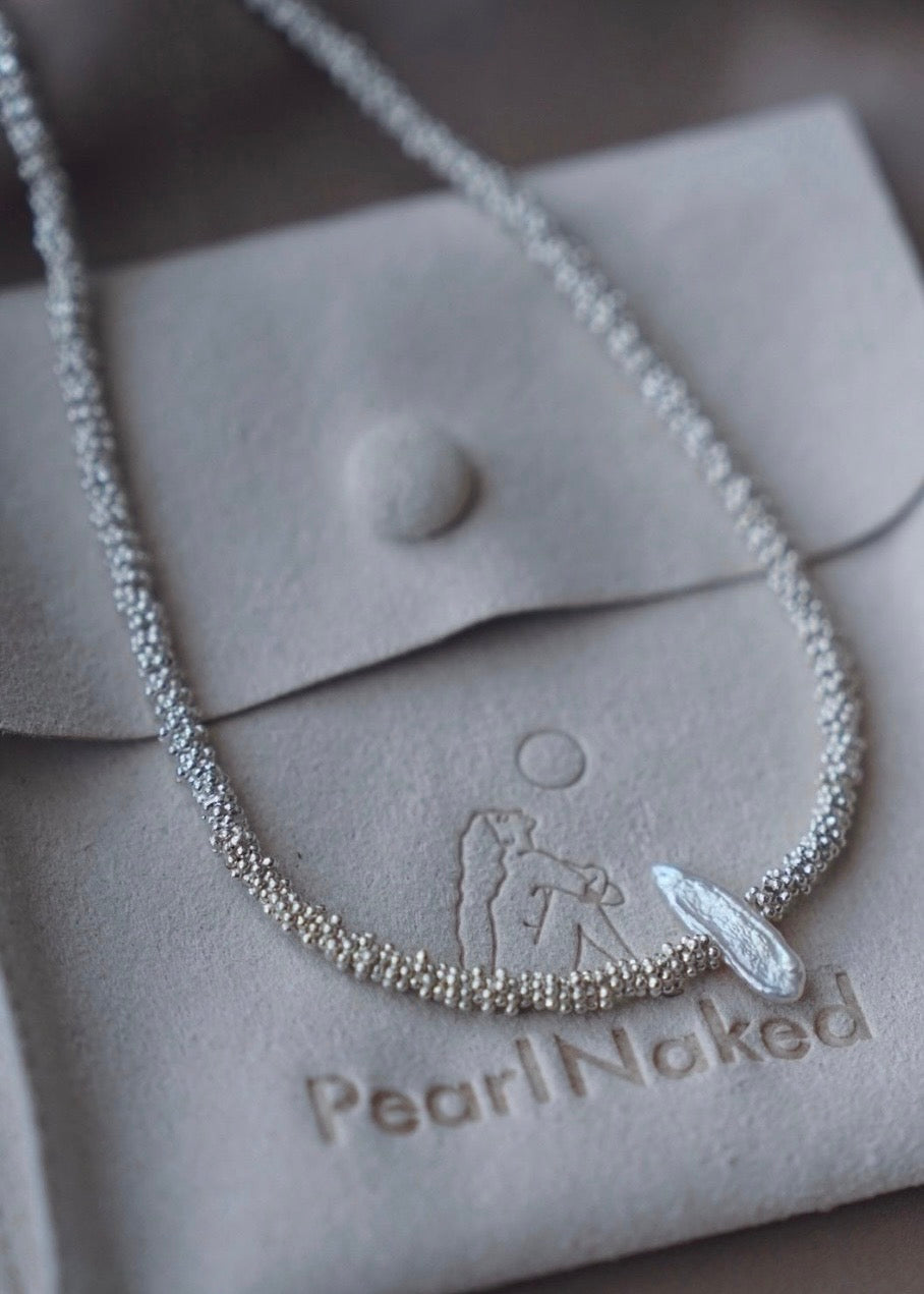Reef Pearl Choker Pearl Naked