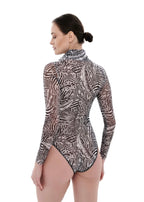 Zipper swimsuit with sleeves RoDaSoleil