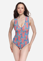 Sleeveless Swimsuit with V-neck RoDaSoleil