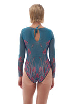 Closed Back One-piece Swimsuit with Sleeves RoDaSoleil