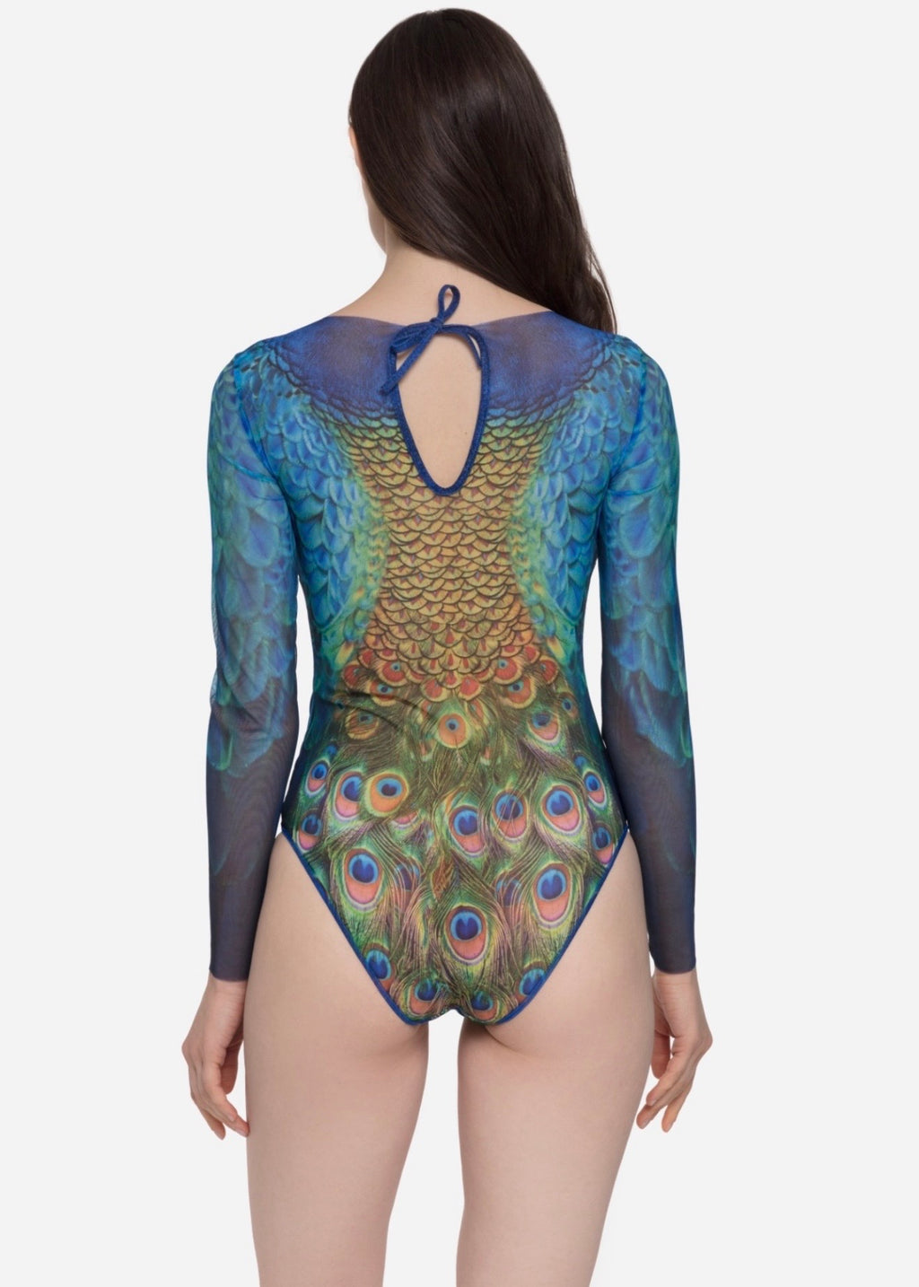 Closed Back One-piece Swimsuit with Sleeves RoDaSoleil