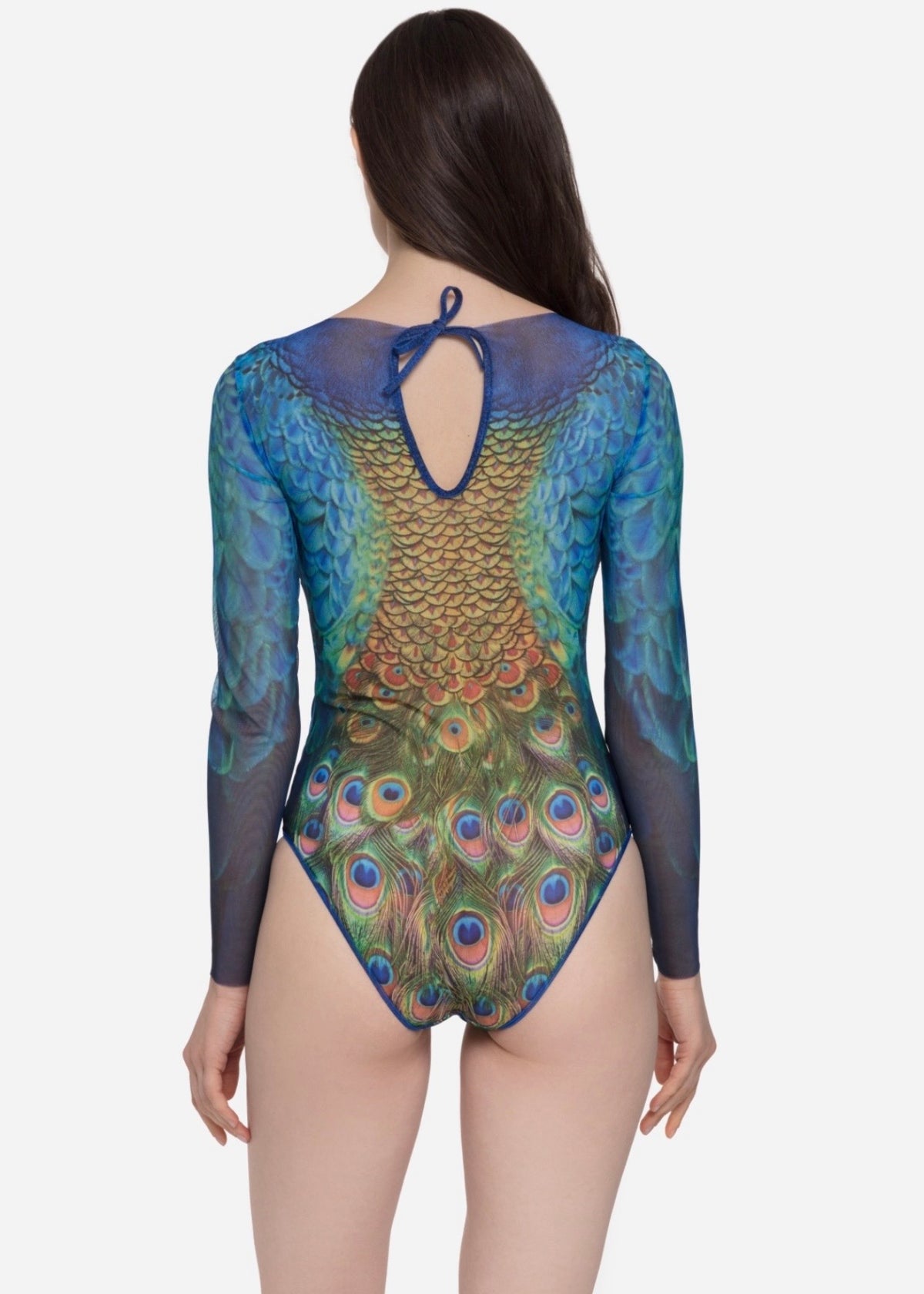 Closed Back One-piece Swimsuit with Sleeves RoDaSoleil