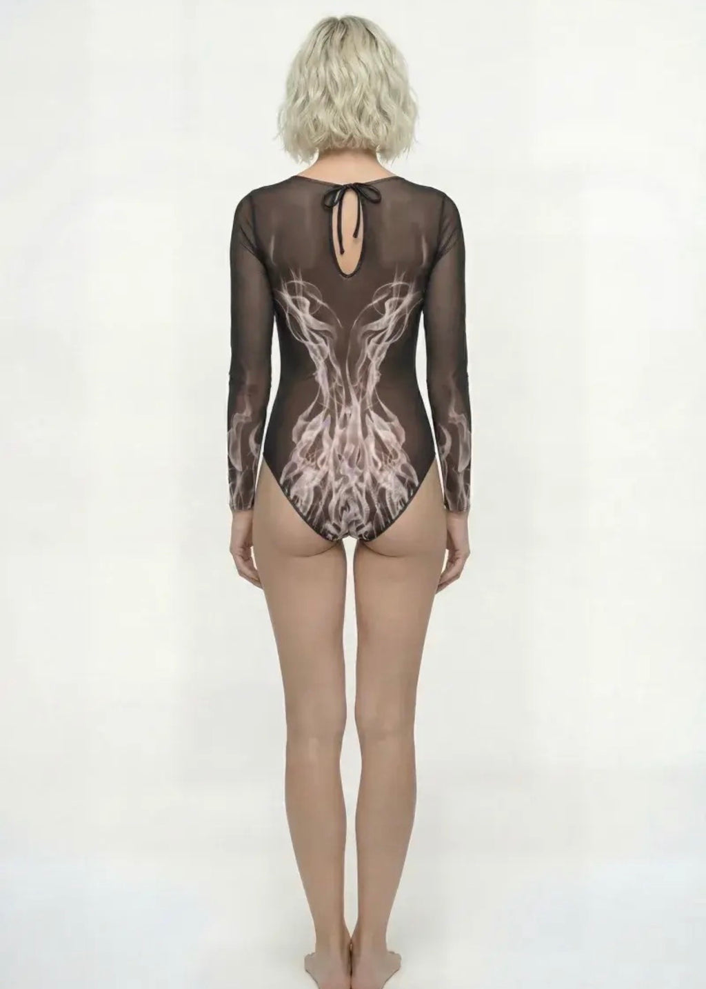 Closed Back One-piece Swimsuit with Sleeves RoDaSoleil