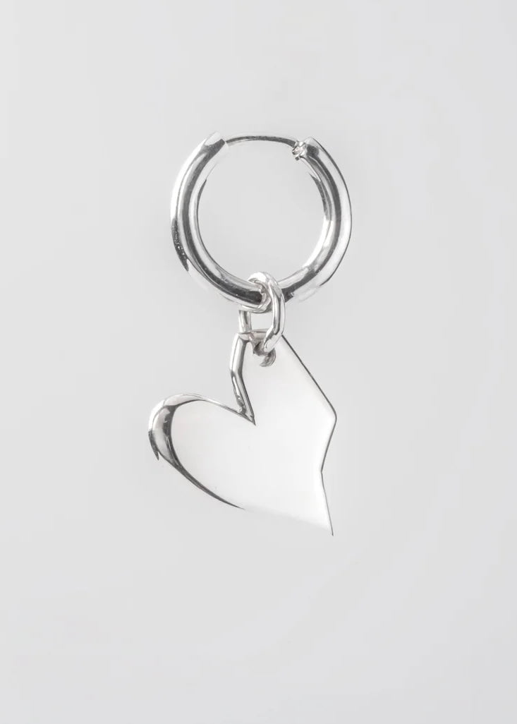 Earring Classic + Smaii Solid Heart Struga
