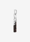 Earring Blade + Mini Line Bloody With Silver Frame Struga