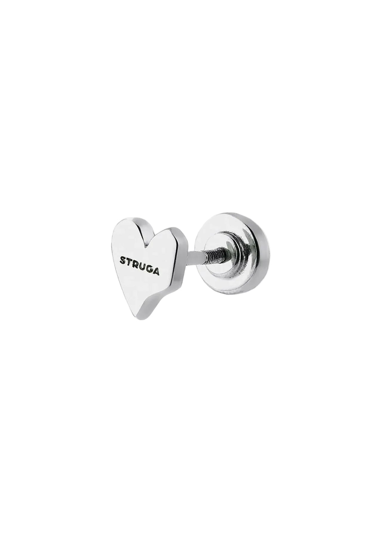 Earrins Stude Signature Heart Struga