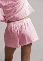 Mini Shorts Cotton Soleil Blanc