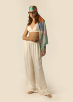 Silk Pants Soleil Blanc