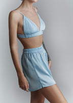 Silk Shorts Soleil Blanc