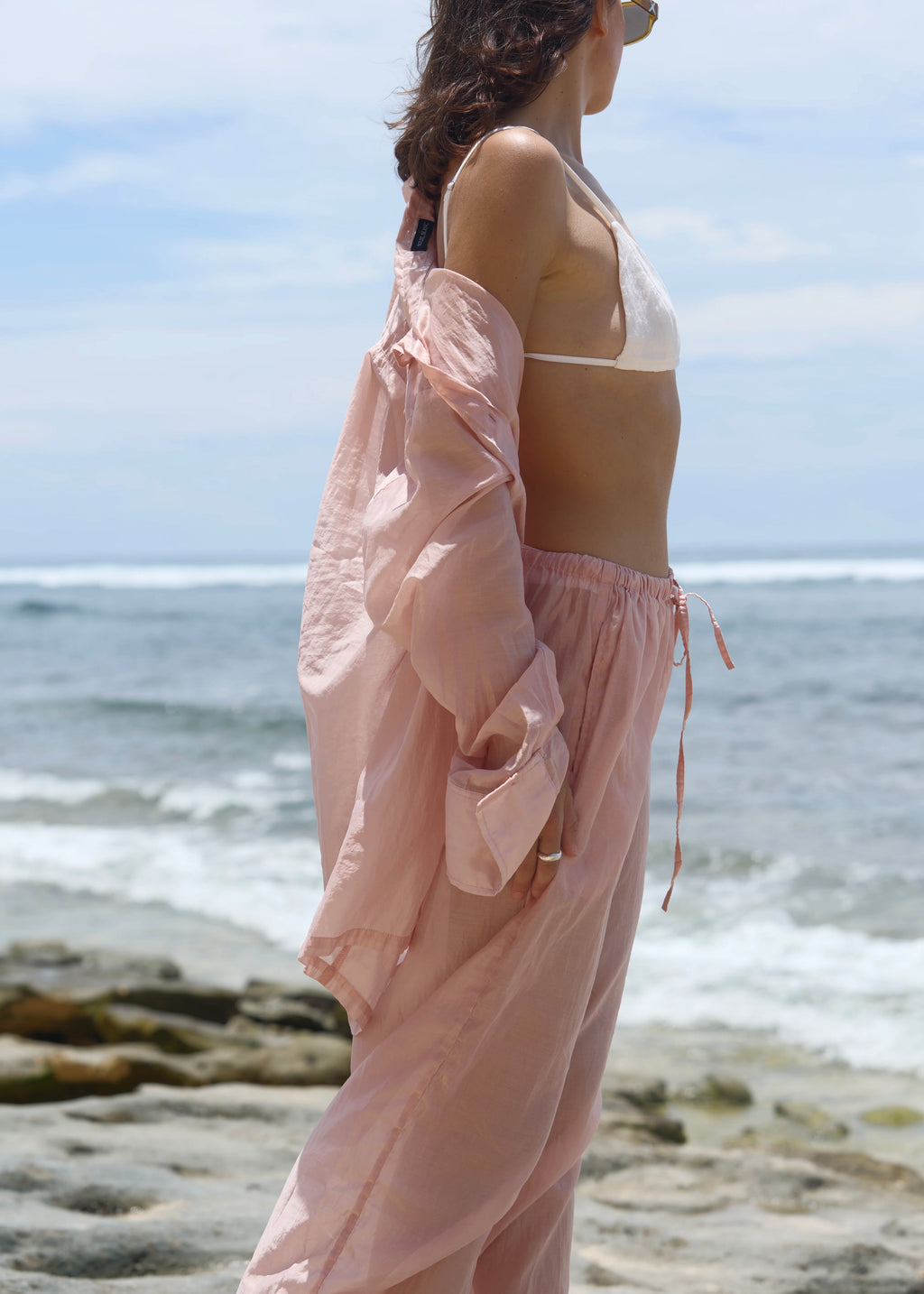 Veil Cotton Shirt Soleil Blanc