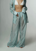 Veil Cotton Pants Soleil Blanc
