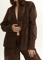 Veil Cotton Shirt Soleil Blanc
