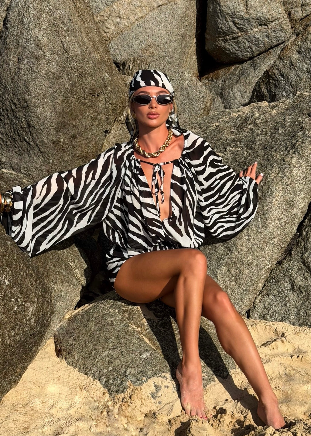 Jumpsuit Zebra BlackBerry