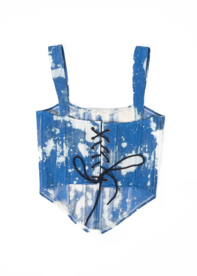 Custom Denim Corset DEFI