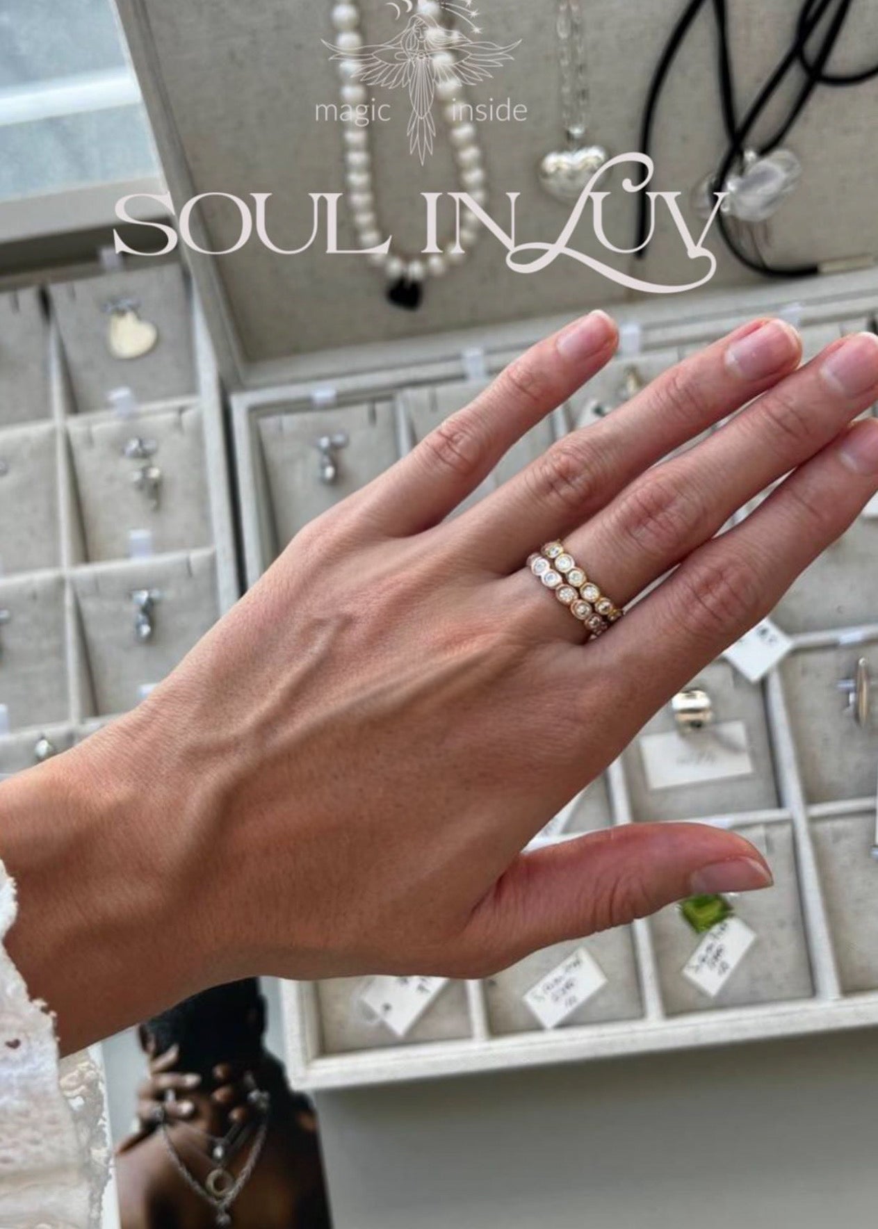 Ring Bubble Gold Soul in luv