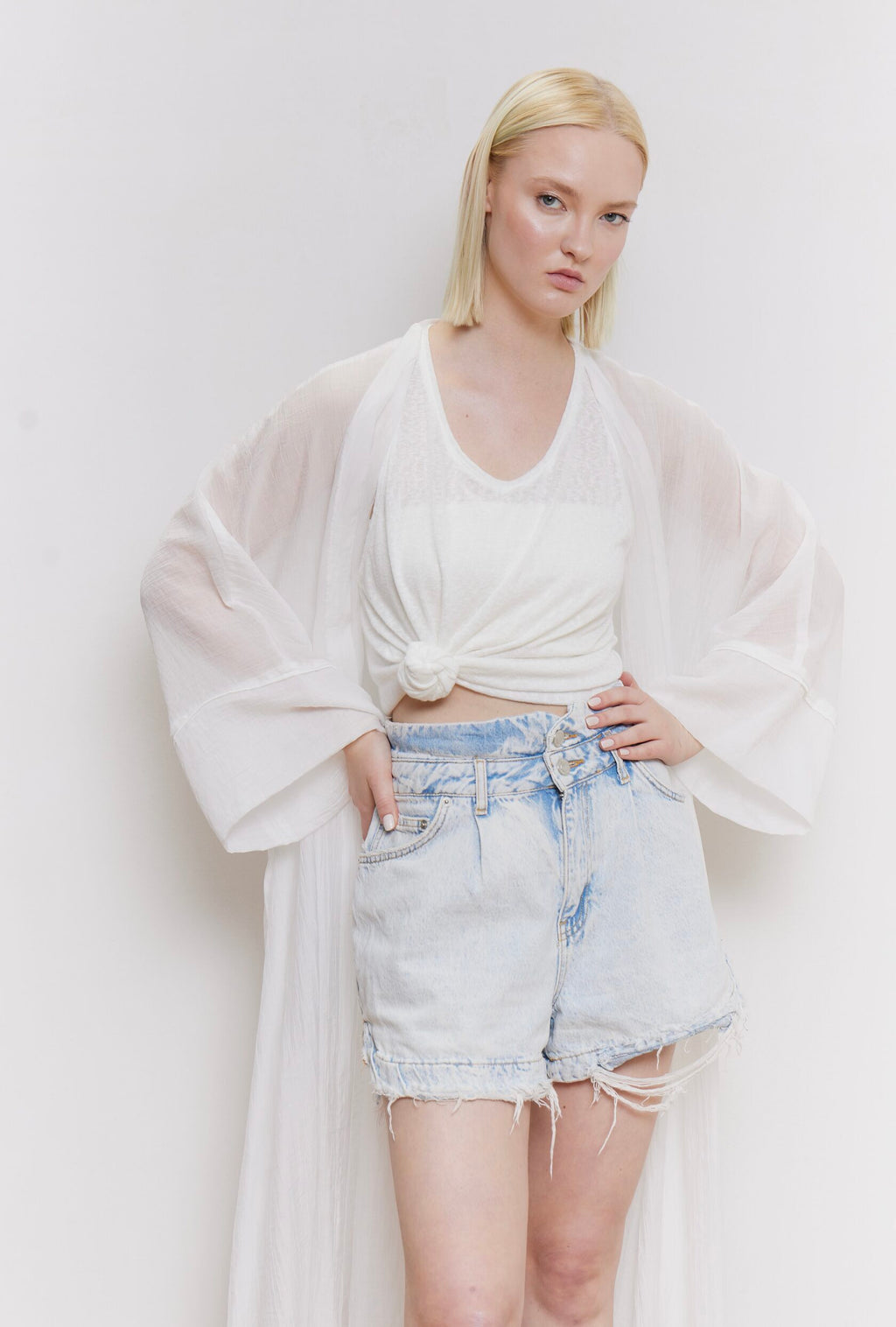 Long Tunic "Organika White" Oh Sunshine!