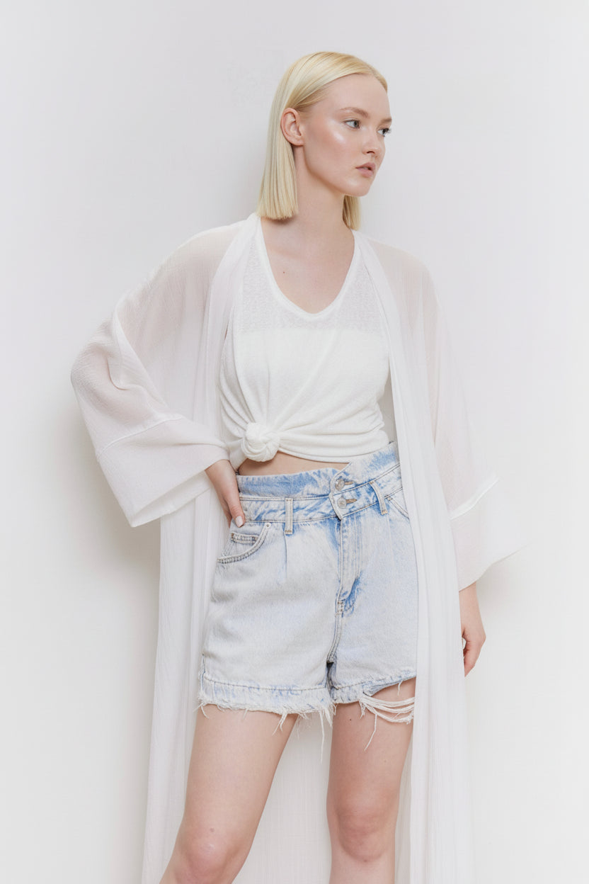 Long Tunic "Organika White" Oh Sunshine!