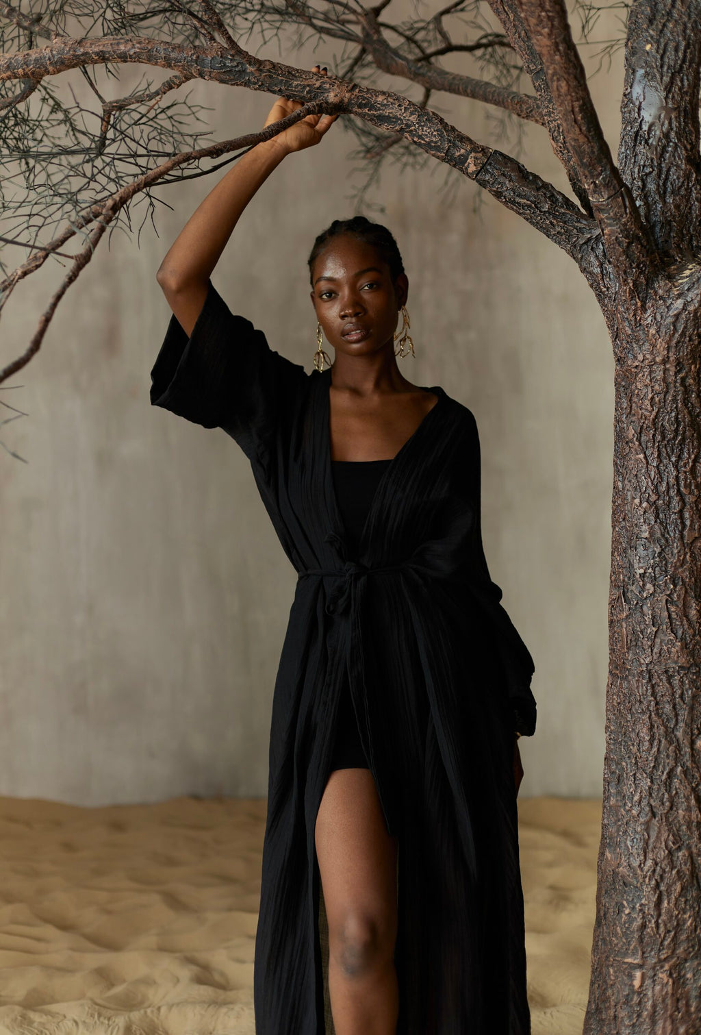 Long Tunic "Organika Black" Oh Sunshine!