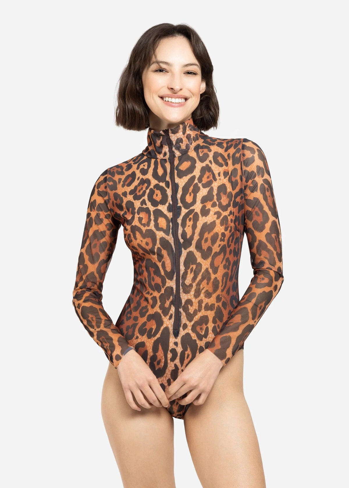 Zipper swimsuit with sleeves RoDaSoleil